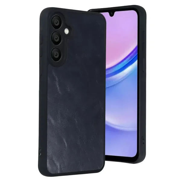 Samsung Galaxy A37 5g Aras Deri Kapak - Lacivert