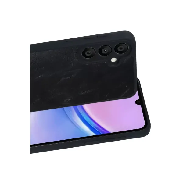 Samsung Galaxy A37 5g Aras Deri Kapak - Siyah