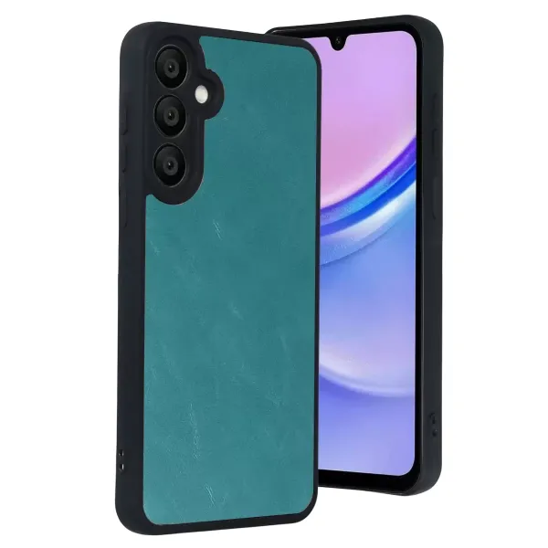 Samsung Galaxy A57 5g Aras Deri Kapak - Açık Yeşil