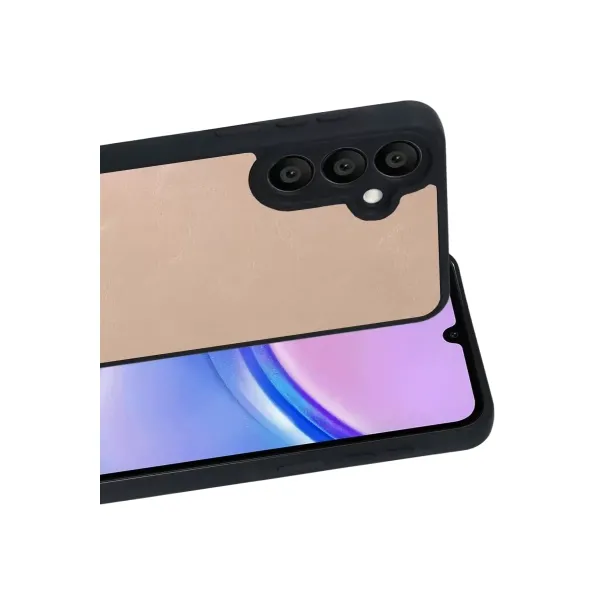 Samsung Galaxy A57 5g Aras Deri Kapak - Pudra