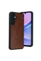 Samsung Galaxy A57 5g Aras Deri Kapak - Taba