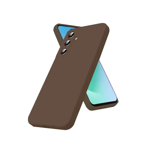 Samsung Galaxy A57 5g First Silikon - Kahverengi