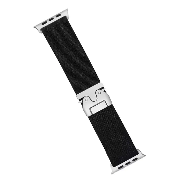 Apple Watch 42mm Forest Kumaş Kordon - Siyah