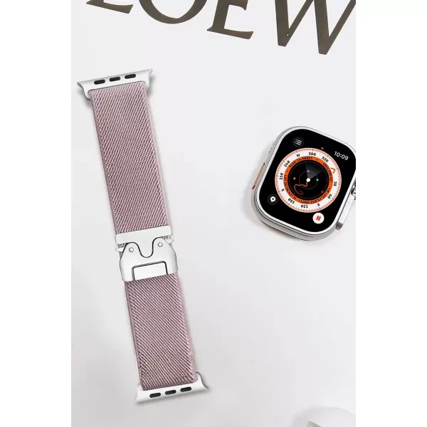 Apple Watch 42mm Forest Kumaş Kordon - Lila