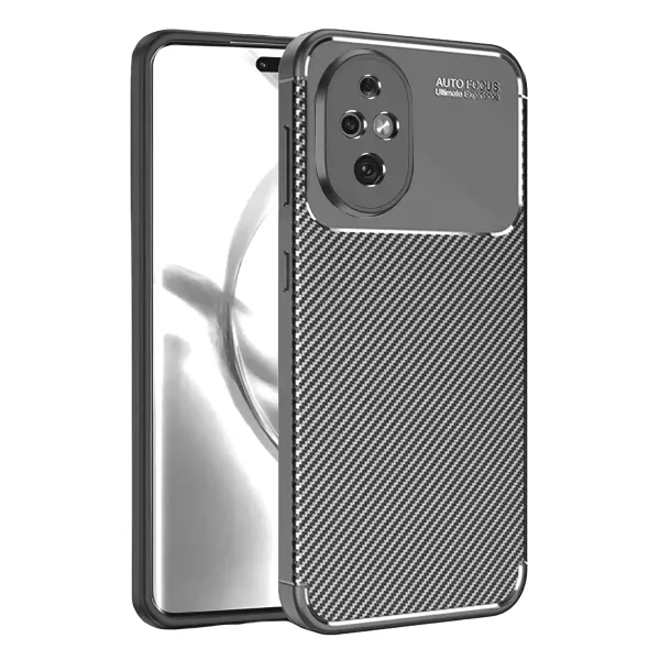 Honor 200 Kılıf Auto Focus Karbon Kapak - Gri