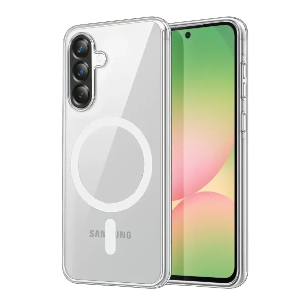 Samsung Galaxy A27 5g Combo Sert Şeffaf Magsafe Kapak - Şeffaf