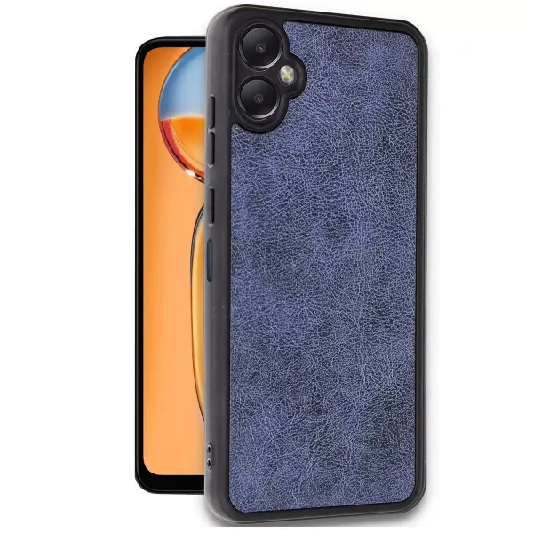 Samsung Galaxy A06 Kılıf Aras Deri Kapak - Lacivert