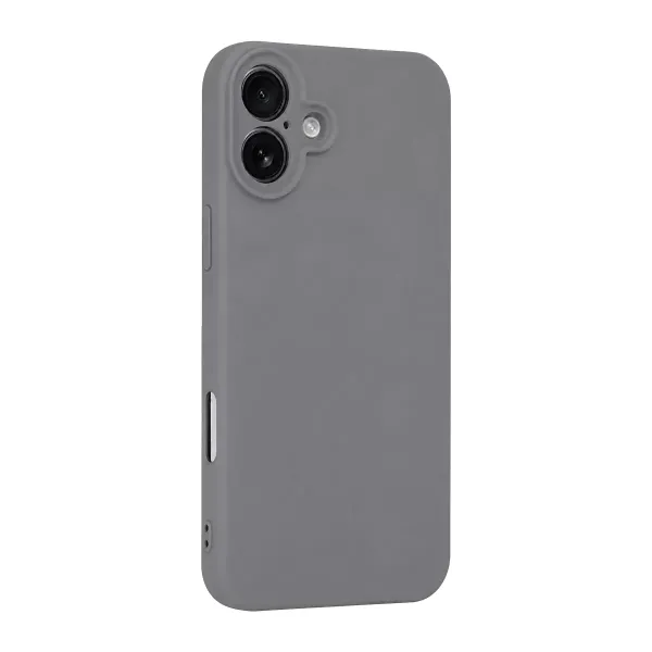 Apple İphone 16 Plus Kılıf First Silikon - Gri