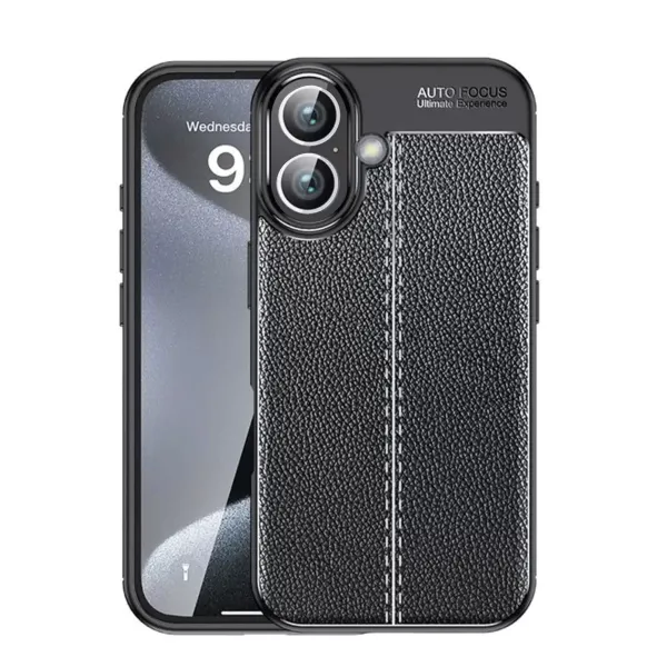 Apple İphone 16 Kılıf Auto Focus Kapak - Siyah