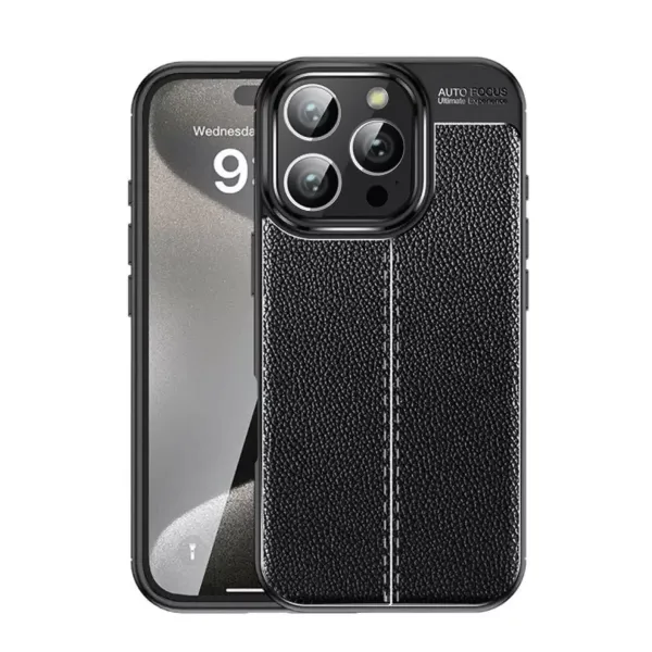 Apple İphone 16 Pro Kılıf Auto Focus Kapak - Siyah
