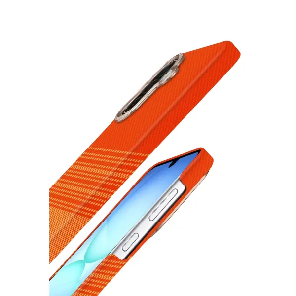 Samsung Galaxy A57 5g Vega Magsafe Kapak - Turuncu
