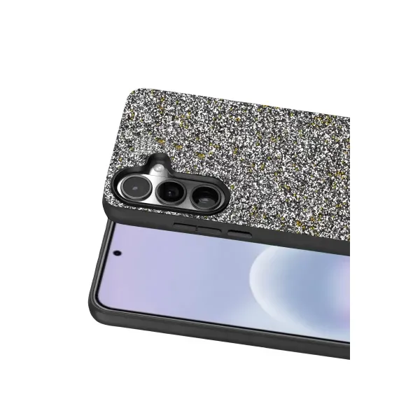 Onegif Samsung Galaxy A37 5g Bright Simli Kapak - Gold