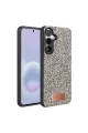 Onegif Samsung Galaxy A37 5g Bright Simli Kapak - Gümüş