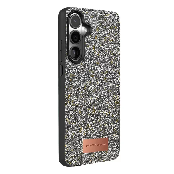Onegif Samsung Galaxy A57 5g Bright Simli Kapak - Gold