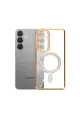 Joko Samsung Galaxy A57 5g Joke Simli Magneticsafe Kılıf - Gold