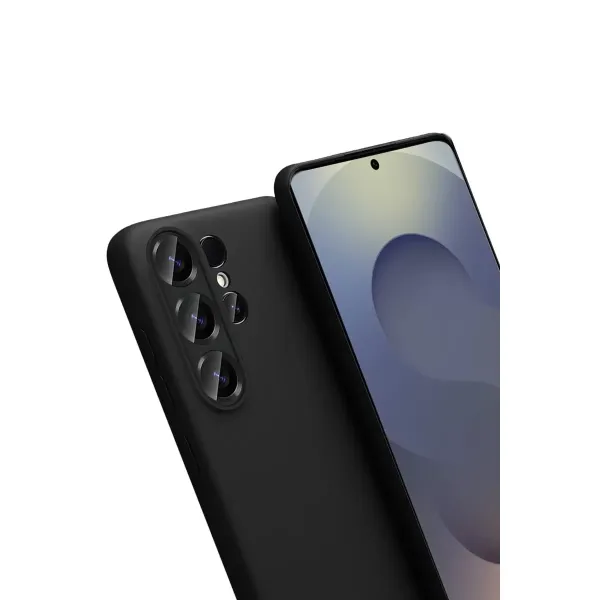 Samsung Galaxy S26 Ultra Nano İçi Kadife Silikon - Siyah