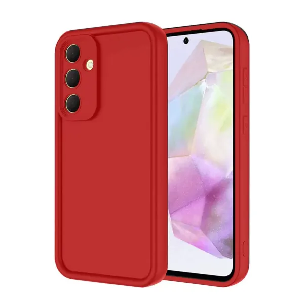 Samsung Galaxy A16 5g Kılıf Viera Silikon - Kırmızı