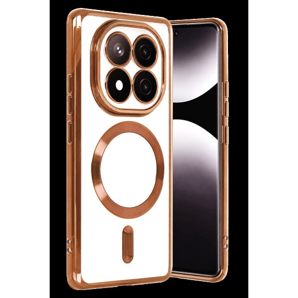 Xiaomi Redmi Note 15 Pro Plus 5g Kross Magneticsafe Kapak - Turuncu