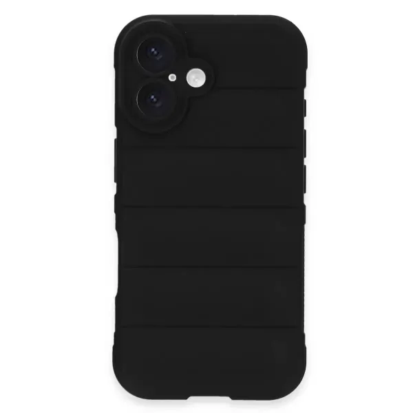 Apple İphone 16 Kılıf Optimum Silikon - Siyah