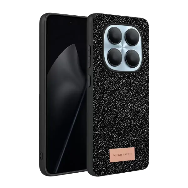 Onegif Xiaomi Redmi Note 15 Pro 4g Bright Simli Kapak - Siyah