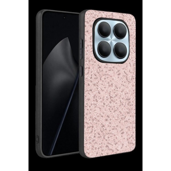 Onegif Xiaomi Redmi Note 15 4g Bright Simli Kapak - Pembe