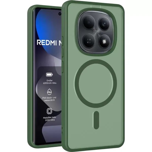 Joko Xiaomi Redmi Note 15 Pro 4g Jota Magsafe Kapak - Koyu Yeşil