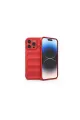 Apple İphone 16 Pro Kılıf Optimum Silikon - Kırmızı