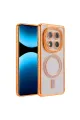 Xiaomi Redmi Note 15 Pro 5g Joke Simli Magneticsafe Kılıf - Turuncu
