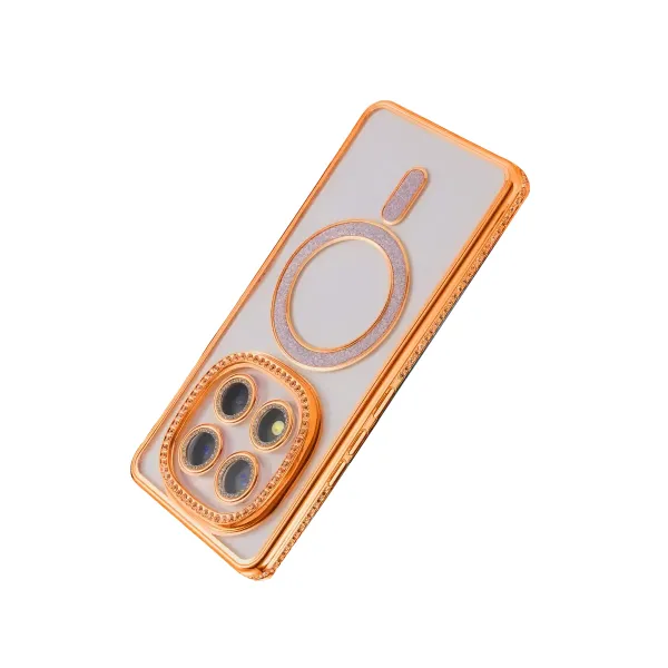 Xiaomi Redmi Note 15 Pro 4g Joke Simli Magneticsafe Kılıf - Turuncu