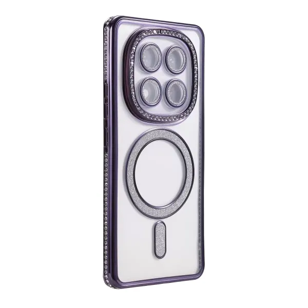 Xiaomi Redmi Note 15 Pro Plus 5g Joke Simli Magneticsafe Kılıf - Derin Mor