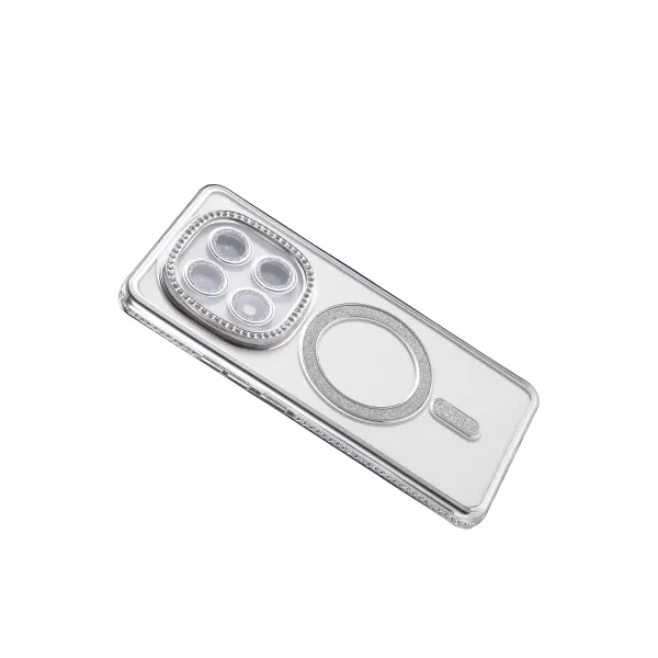 Xiaomi Redmi Note 15 Pro Plus 5g Joke Simli Magneticsafe Kılıf - Gümüş