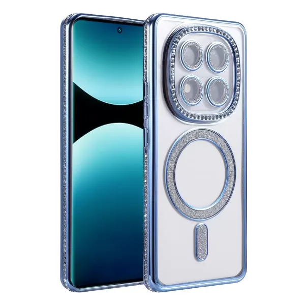 Xiaomi Redmi Note 15 Pro Plus 5g Joke Simli Magneticsafe Kılıf - Mavi