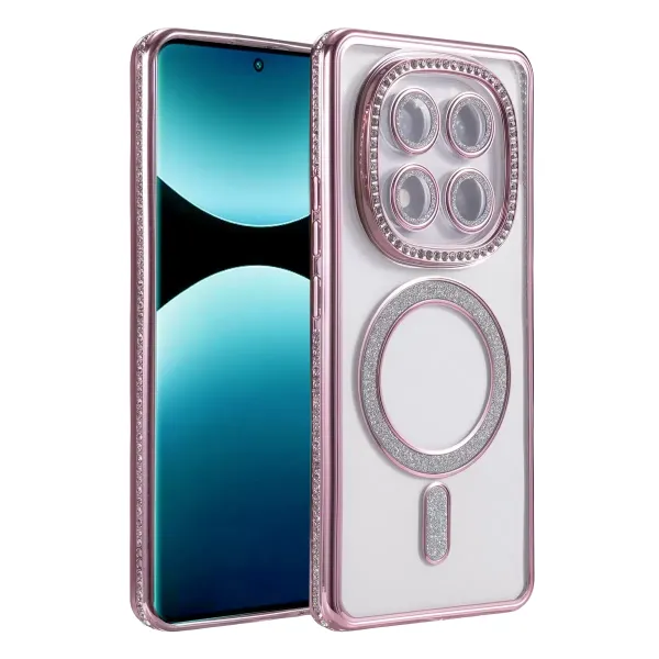 Xiaomi Redmi Note 15 4g Joke Simli Magneticsafe Kılıf - Pembe