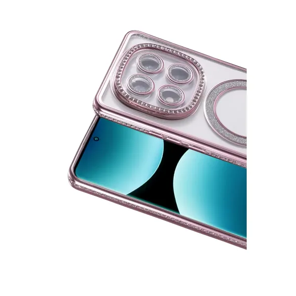 Xiaomi Redmi Note 15 4g Joke Simli Magneticsafe Kılıf - Pembe