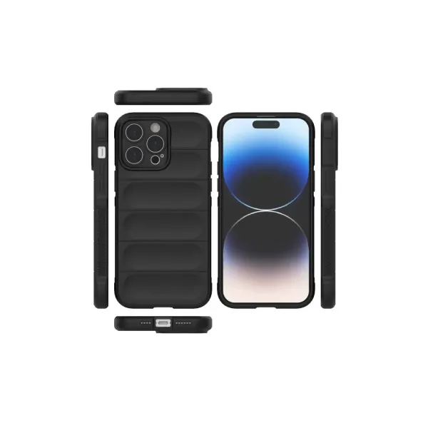 Apple İphone 16 Pro Max Kılıf Optimum Silikon - Siyah