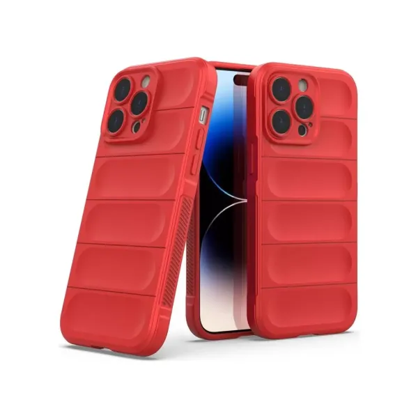Apple İphone 16 Pro Max Kılıf Optimum Silikon - Kırmızı