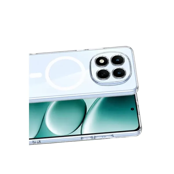 Xiaomi Redmi Note 15 Pro Plus 5g Combo Sert Şeffaf Magsafe Kapak - Şeffaf