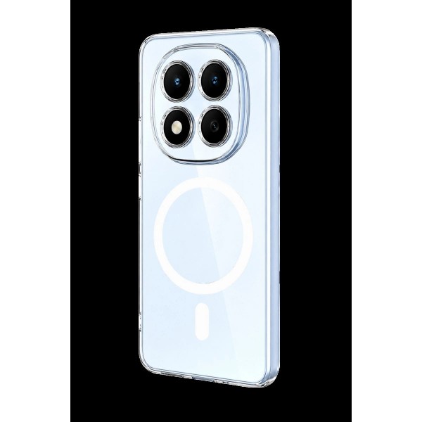 Xiaomi Redmi Note 15 Pro Plus 5g Combo Sert Şeffaf Magsafe Kapak - Şeffaf