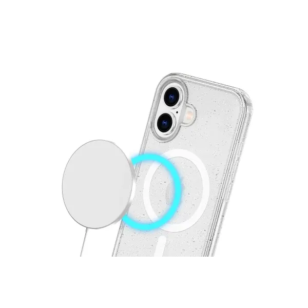 Apple İphone 16 Plus Kılıf  Magsafe Kapak - Turuncu