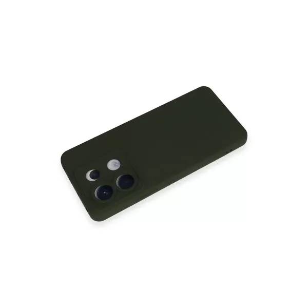 Xiaomi Redmi Note 13 Pro 5g Kılıf Nano İçi Kadife Silikon - Koyu Yeşil
