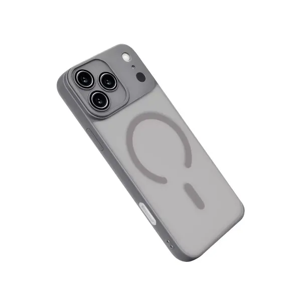 Apple İphone 17 Pro Max Jota Lensli Magsafe Kapak - Titan Gri