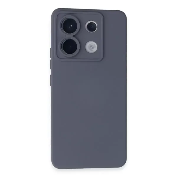 Xiaomi Redmi Note 13 Pro 5g Kılıf Nano İçi Kadife Silikon - Gri
