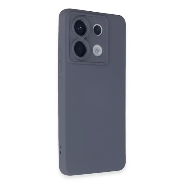 Xiaomi Redmi Note 13 Pro 5g Kılıf Nano İçi Kadife Silikon - Gri