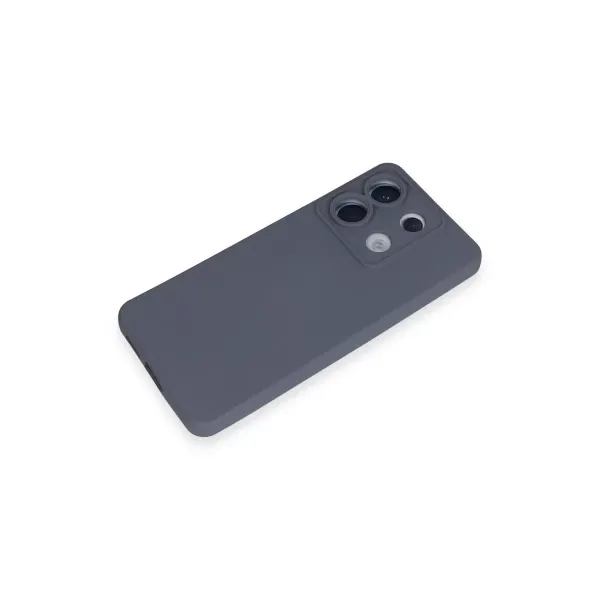 Xiaomi Redmi Note 13 Pro 5g Kılıf Nano İçi Kadife Silikon - Gri