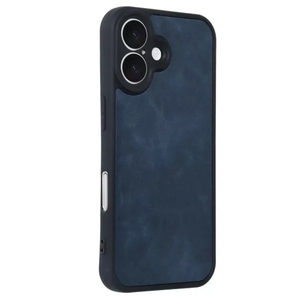 Apple İphone 16 Kılıf Aras Deri Kapak - Lacivert