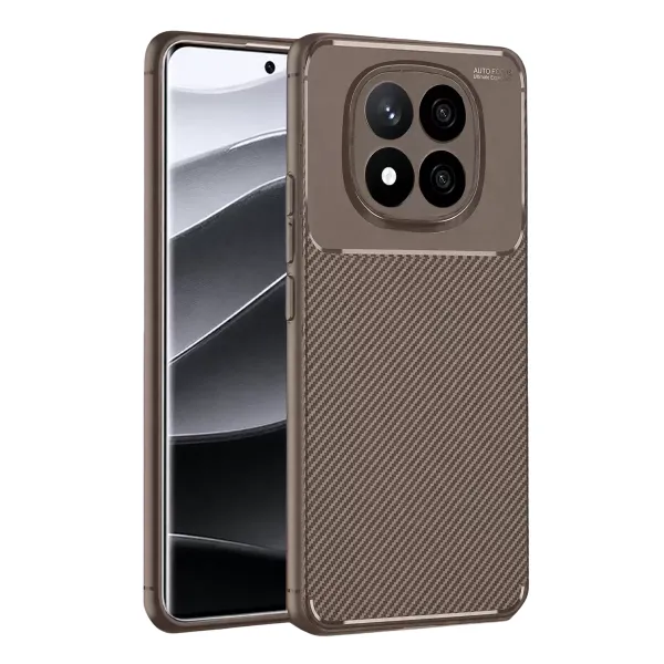 Xiaomi Redmi Note 14 Pro 4g Kılıf Auto Focus Karbon Kapak - Gri