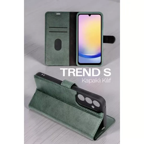 Samsung Galaxy S26 Kılıf Trend S Plus Kapaklı Kılıf - Siyah