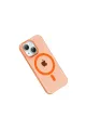 Joko Apple İphone 15 Pc Blank Magsafe Kapak - Turuncu