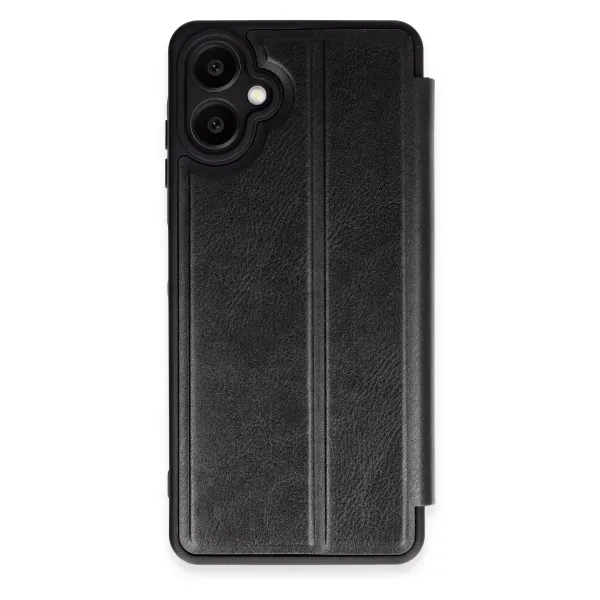 Samsung Galaxy A06 Kılıf Flip Cover - Siyah
