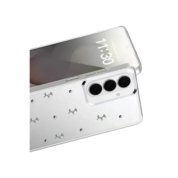 Samsung Galaxy S26 Plus Fiyonk Desenli Kapak - Desen 4